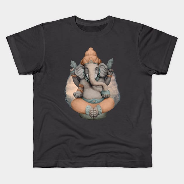 Ganesha Kids T-Shirt by KindSpirits